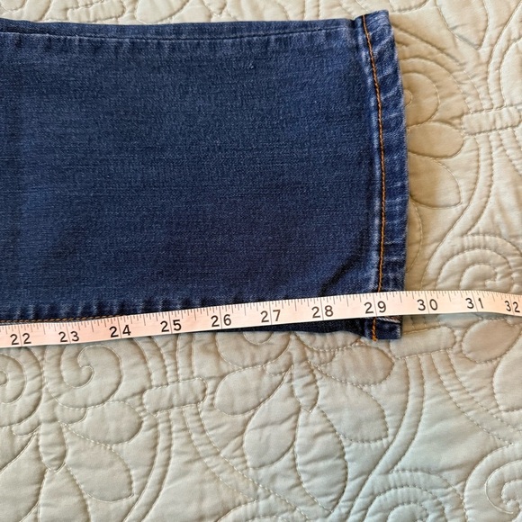 KanCan Leopard Patch Distressed Denim Straight Leg Jeans Size 9/28 High Rise - Picture 11 of 12